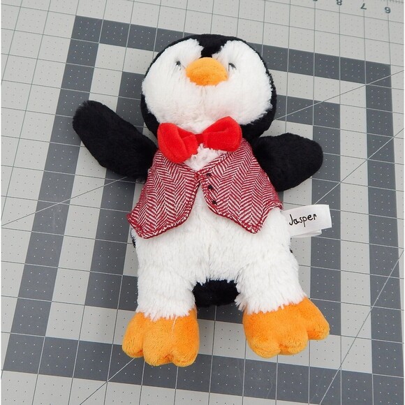Aurora World Jasper the Penguin Plush Stuffed Animal Vest Bowtie 8 Inch - Picture 10 of 10